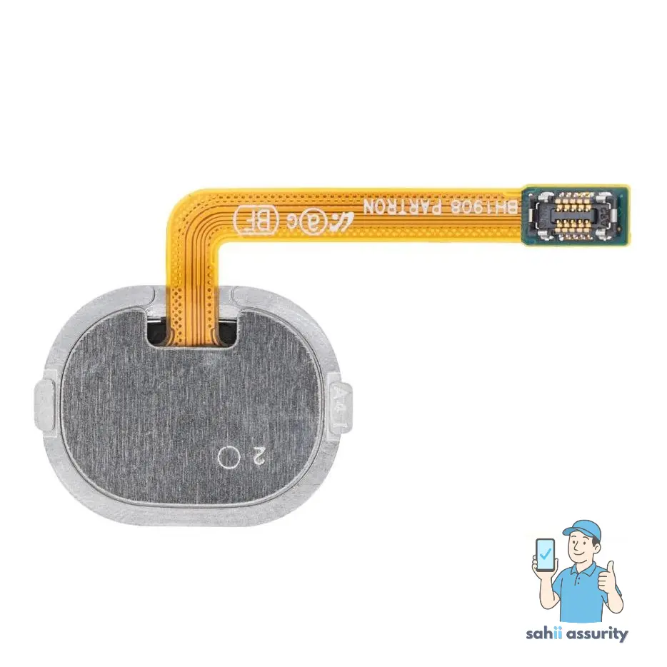 Fingerprint Sensor with Flex Cable for Samsung Galaxy A30 White thumbnail